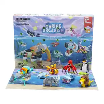 Tesco Living and Home Christmas Advent Calendar Marine Building Block Blind Box offer