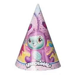 Tesco Hatchimals Cone Party Hats - Pack of 8 offer