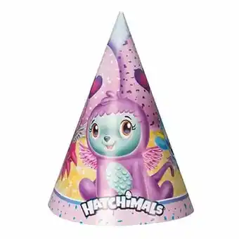 Tesco Hatchimals Cone Party Hats - Pack of 8 offer