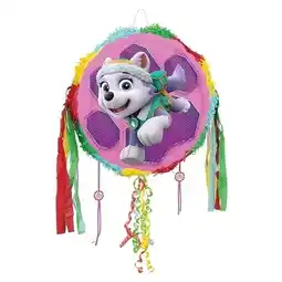 Tesco Paw Patrol Pink Everest Pull String Pinata offer