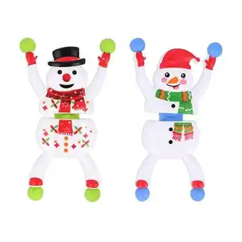 Tesco Snowman Wall Walkers Christmas Decorations - Pack of 2 offer