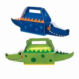 Tesco Alligator Party 3D Treat Boxes - Pack of 4 offer