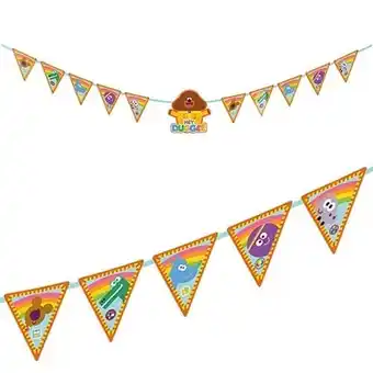 Tesco Hey Duggee Paper Pennant Bunting 300cm offer