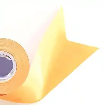 Tesco Gold Satin Faced Ribbon Reel 100mm x 25m offer