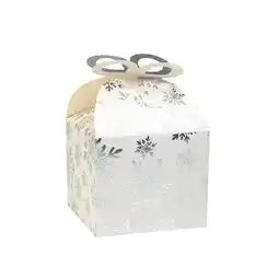 Tesco White Foil Christmas Treat Boxes - Pack of 4 offer