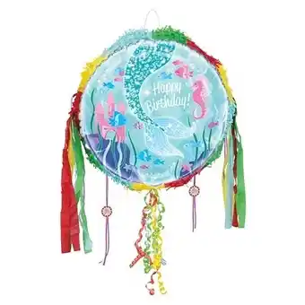 Tesco Mermaid Happy Birthday Pull String Pinata offer