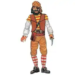 Tesco Pirate Jointed Decorative Cutout - 39 Inches / 99cm offer