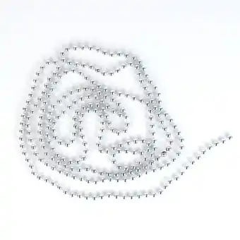 Tesco Silver Christmas Bead Chain 270cm offer