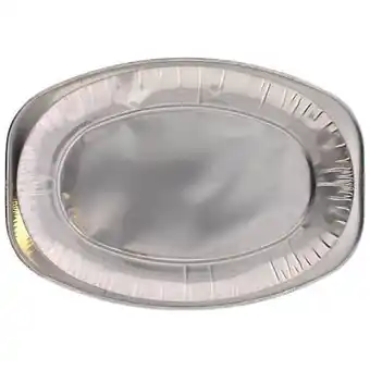 Tesco Small Oval Plain Foil Platters 35cm / 14 in - Pack of 100 offer