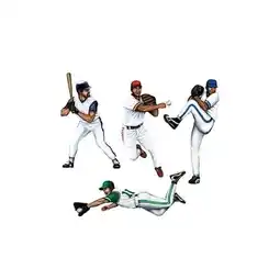 Tesco Baseball Decorative Cutouts - 20 Inches / 51cm - Pack of 4 offer