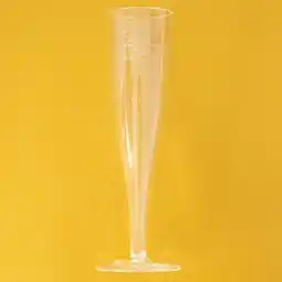 Tesco Clear Plastic Champagne Tulip Flutes 100ml - Pack of 100 offer