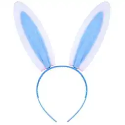 Tesco Easter Blue Bunny Ears Headband 29cm offer