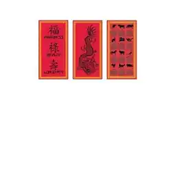 Tesco Chinese Cutouts - 20 Inches / 51cm - Pack of 3 offer