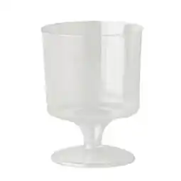 Tesco Clear Plastic Wine Goblet Glasses 170ml - Pack of 144 offer