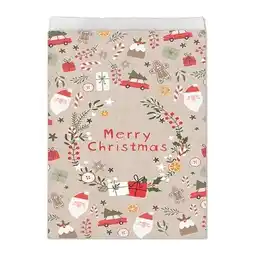 Tesco Scandi Christmas Kraft Paper Treat Bags - Pack of 10 offer