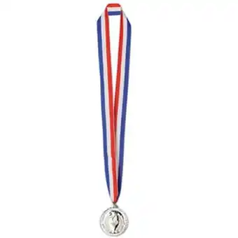 Tesco Silver Medal on 30 Inch Ribbon offer