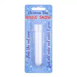 Tesco Christmas Magic Snow Tube 10cm offer