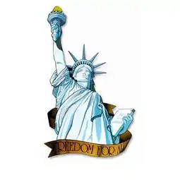 Tesco Statue of Liberty Decorative Cutout - 33 Inches / 83cm offer