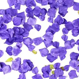 Tesco Purple Fabric Rose Petals offer