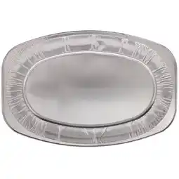 Tesco Large Oval Plain Foil Platter 55cm / 22 in offer