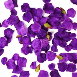 Tesco Plum Fabric Rose Petals offer