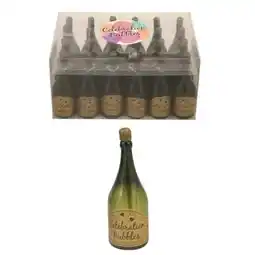 Tesco Champagne Bottle Bubble - 32ml - Pack of 24 offer