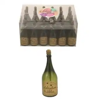 Tesco Champagne Bottle Bubble - 32ml - Pack of 24 offer