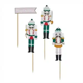 Tesco Nutcracker Christmas Cake Topper Set offer