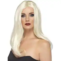 Tesco Blonde Liz Ladies Long Wig offer