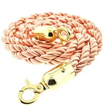 Tesco Pink Braided Rope with Brass Hooks offer