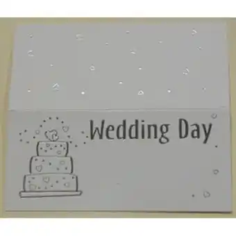 Tesco Wedding Cake White Place Cards - Pack of 10 offer