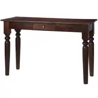 Tesco Jinita Dark Wood Console Hall Table with Drawer offer