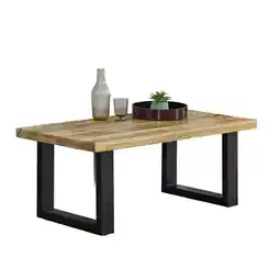 Tesco Valor Mango Wooden and Metal Coffee Table offer