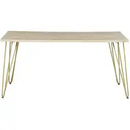 Tesco Rectangular 6 Seater Dining Table Barbuto Light Mango offer