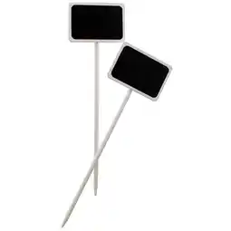 Tesco Blackboard Rectangular White Picks - Pack of 2 offer