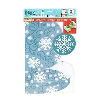 Tesco Christmas Snowflakes Sweet Treats Gift Boxes - Pack of 2 offer