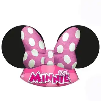 Tesco Disney Minnie Mouse Party Die Cut Hats - Pack of 6 offer