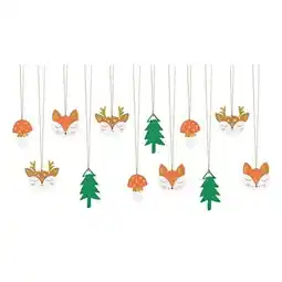 Tesco Christmas Woodland Animal Gift Tags - Pack of 12 offer