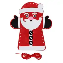 Tesco Santa Claus Christmas DIY Felt Hand Puppet Kit offer