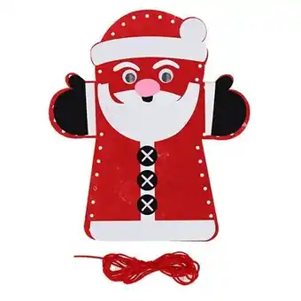 Tesco Santa Claus Christmas DIY Felt Hand Puppet Kit offer