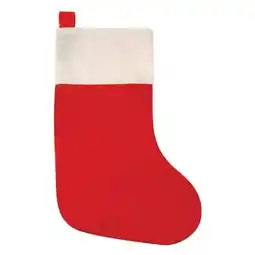 Tesco Red Christmas Stocking 37cm offer