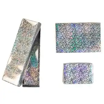 Tesco Silver Holographic Christmas Boxes - Pack of 3 offer