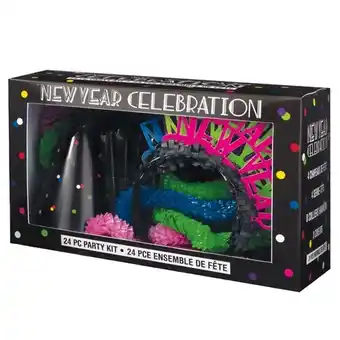 Tesco Neon Dots New Year Party Kit for 8 offer