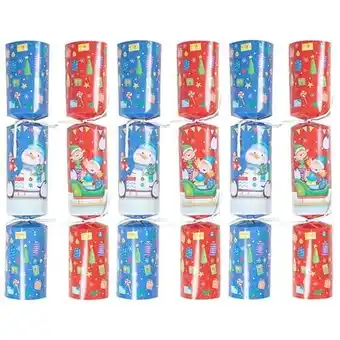 Tesco Novelty Character Family Christmas Crackers 30cm / 12 in - Pack of 8 offer