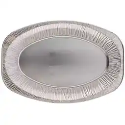 Tesco Medium Oval Plain Foil Platter 43cm / 17 in offer