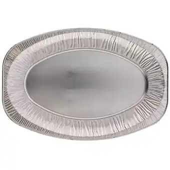 Tesco Medium Oval Plain Foil Platter 43cm / 17 in offer