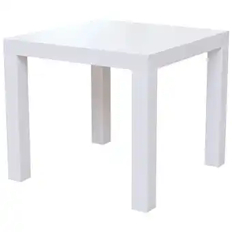 Tesco Vida Designs Beeston Side Table Sofa End Bedside Table, White offer