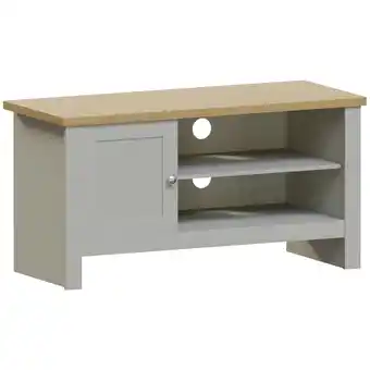 Tesco Vida Designs Arlington 1 Door TV Unit Shaker Entertainment Storage, Grey & Oak offer