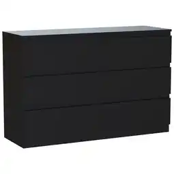 Tesco Vida Designs Denver 6 Drawer Chest of Drawers Bedroom Storage, Black offer