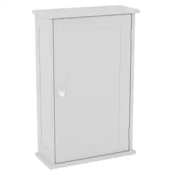 Tesco Bath Vida Priano 1 Door Wall Mounted Bathroom Cabinet, White offer